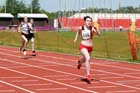 Georgia Hirst (Shildon) winning the under-17s 300 metres at the North Eastern Champs, Gateshead.